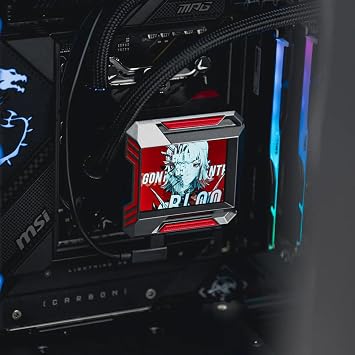 Valkyrie Syn 360 ARGB 360mm AIO CPU Liquid Cooler 2.4 LCD Screen 3120mm ARGB PWM Fans 300W TDP AMD AM5, AM4 Intel LGA 1851, 1700, 1200/1151 Compatible Sync Ready | Black