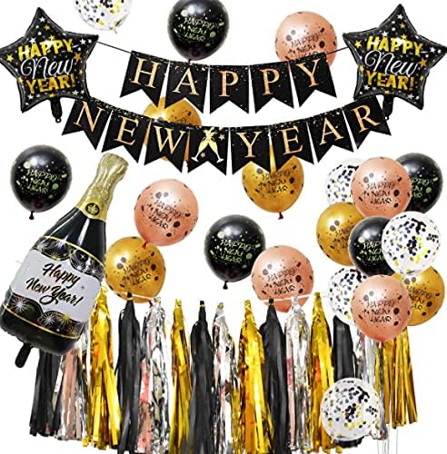 eBoutik, Happy New Year 2026 Decorations, Party Accessories for Indoors & Outdoors