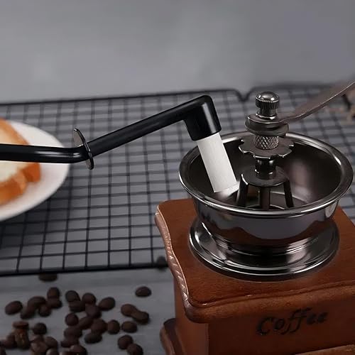 Miniatura 7 de Limpiador de cepillos para máquina de café, cepillo de nailon para máquina de café expreso, herramienta de limpieza de café con cuchara para