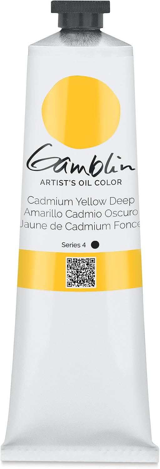 Gamblin Artist Oil Color - Cadmium Yellow Deep - 150 ml Tube