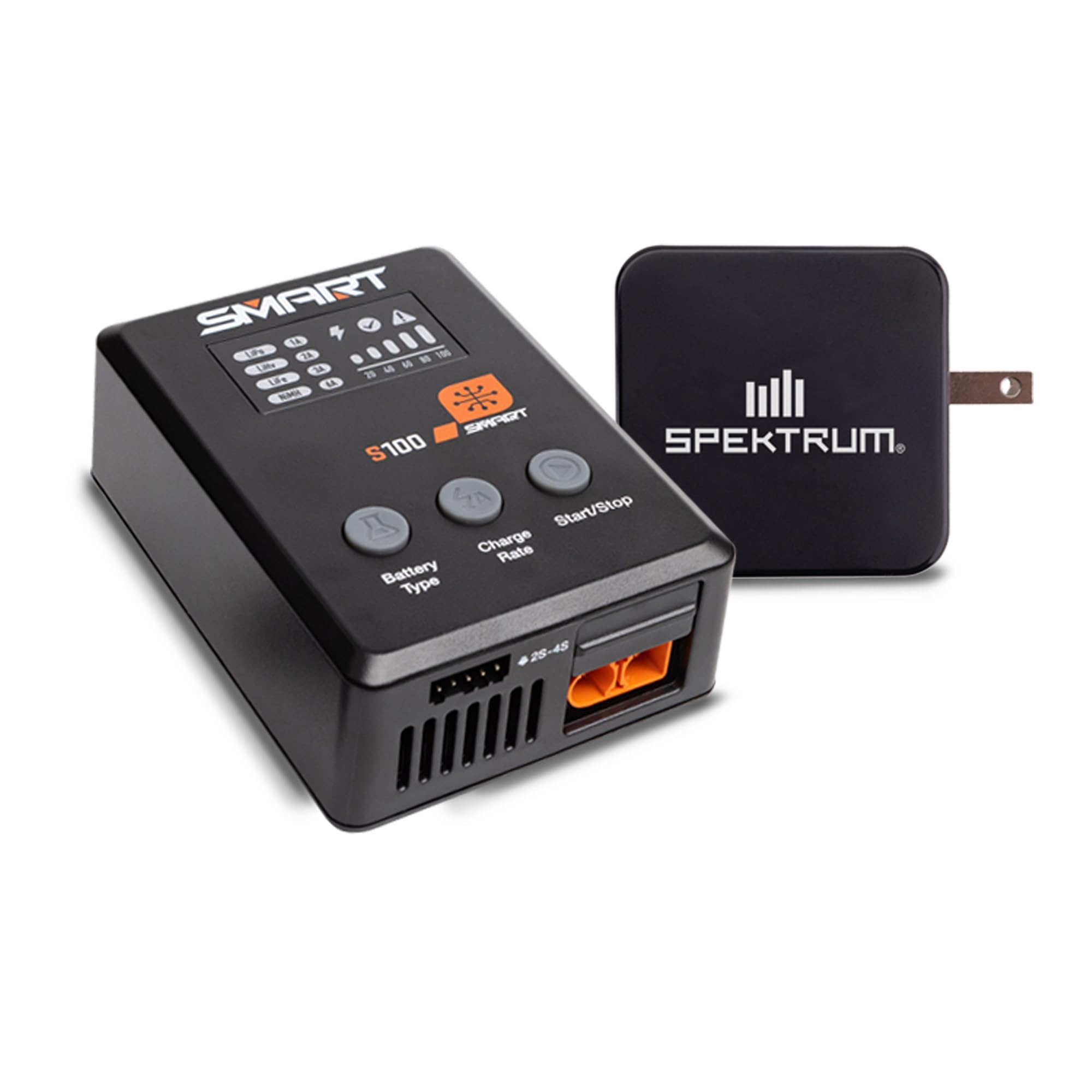 Spektrum Accessoires S100 1x100W USB-C Chargeur Intelligent 65W USB-C GaN Alimentation Combo SPMXC2090P