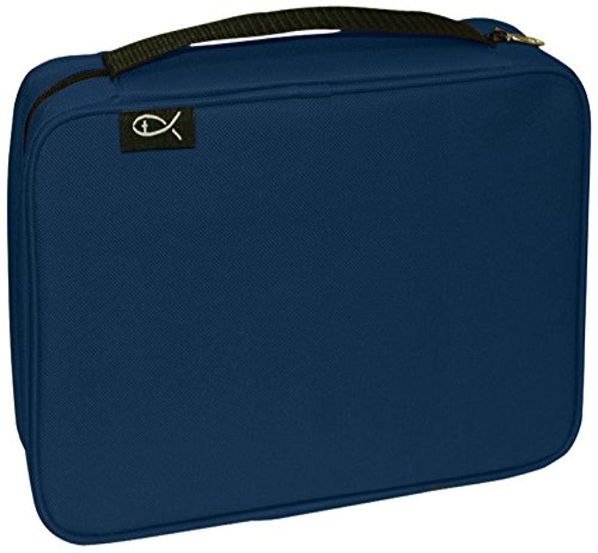 Divinity Boutique Bible Cover Basic Navy - Large (21431) | Fits Bibles up to 6.875" x 9.75" x 2.25"