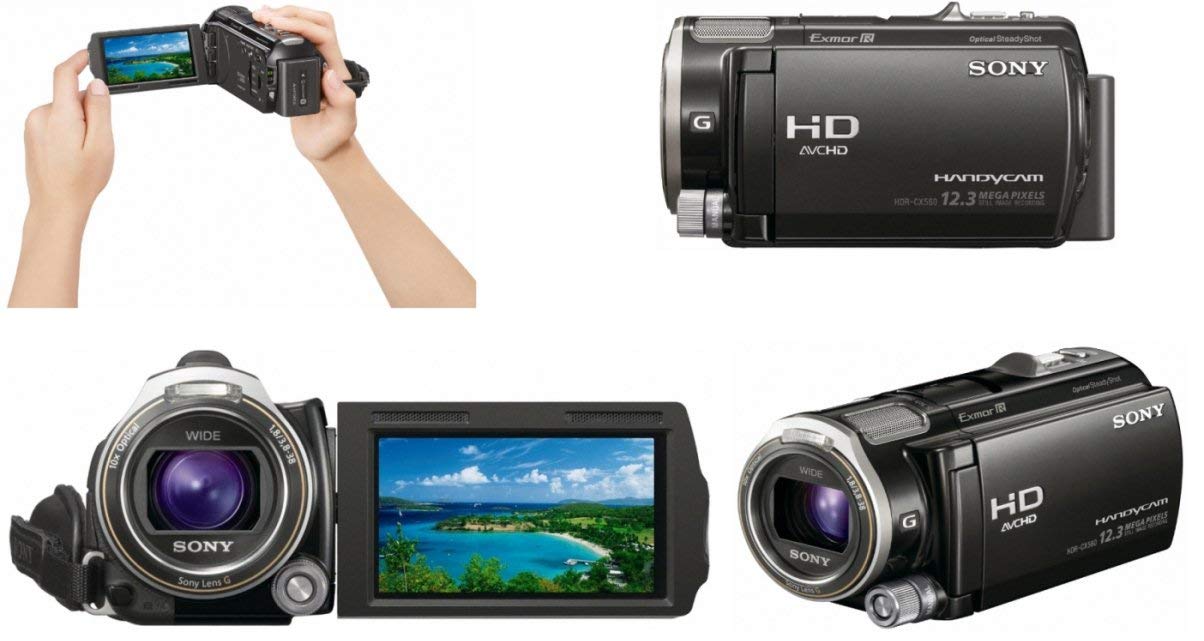 SONY HDR-CX560E 64GB Flash Memory HD Camcorder : Amazon.ae