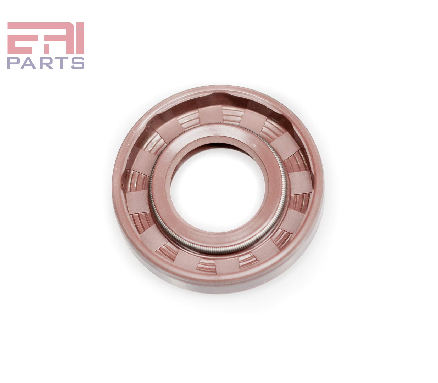 EAI 17mm X 30mm X 7mm FPM/Viton Double Lip Oil Seal With Spring - Shaft Seal For Automotive & Industrial Use - View #2