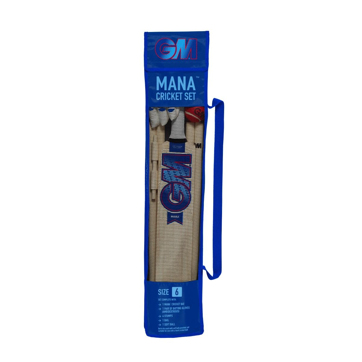 Gunn & Moore Mana Set Mazza da Cricket e ceppi Gioventù Unisex