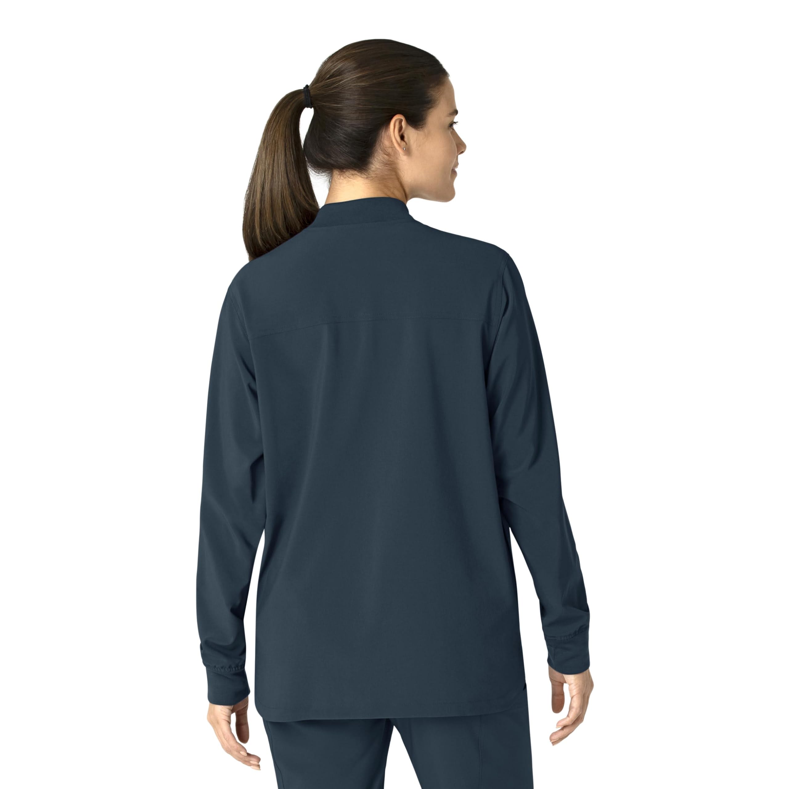 Carhartt Force Cross-Flex Women's Shirt Jacket - Navy, S
