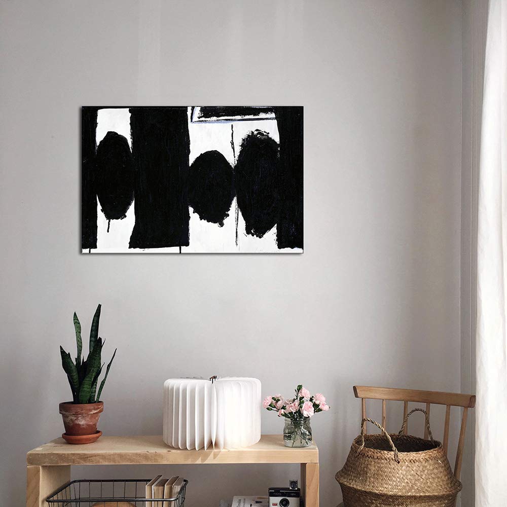 Five-Seller słynne obrazy ręcznie malowane autorstwa Roberta Motherwella Reprodukcja obrazów współczesnych obrazów na płótnie do dekoracji wnętrz (z ramą, 40_x_60_cm)