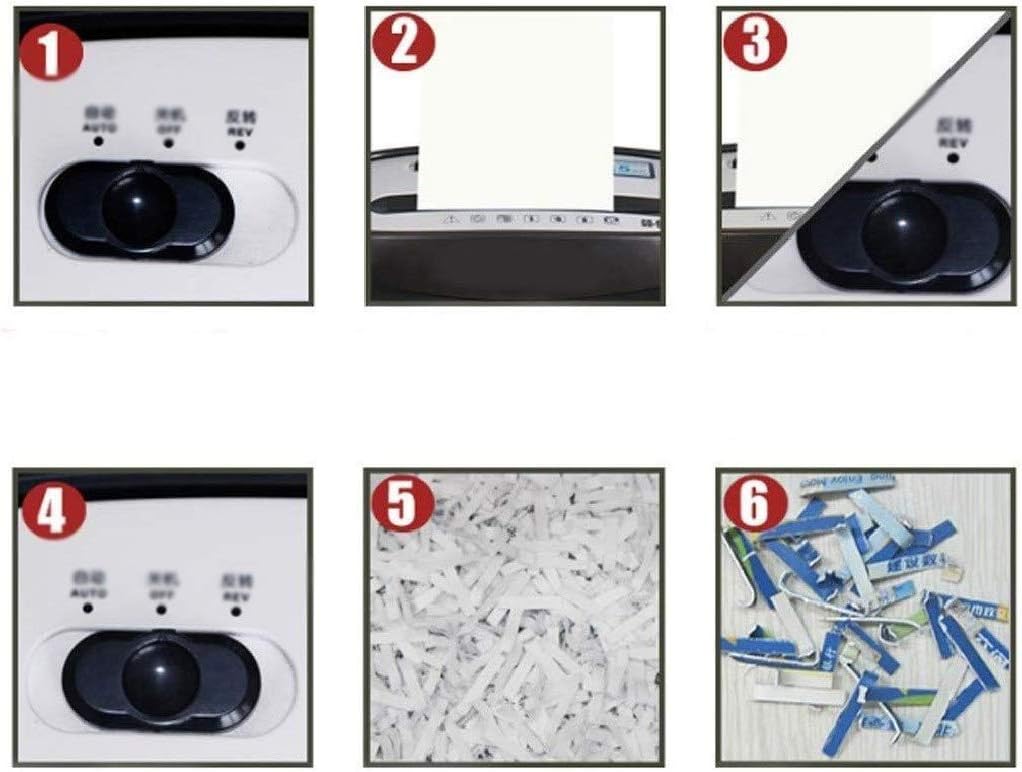 Mini Paper Shredder-Shredder Office Secret High Power Desktop Small Household Segment File Shredder