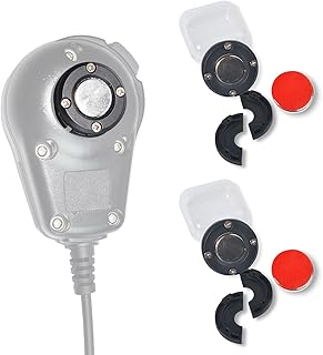TWAYRDIO Magnetic Radio Mic Holder, CB Mic Holder Car Mount Hanger Clip for Motorola Kenwood Uniden Astatic Mobile Microphone, Pack of 2