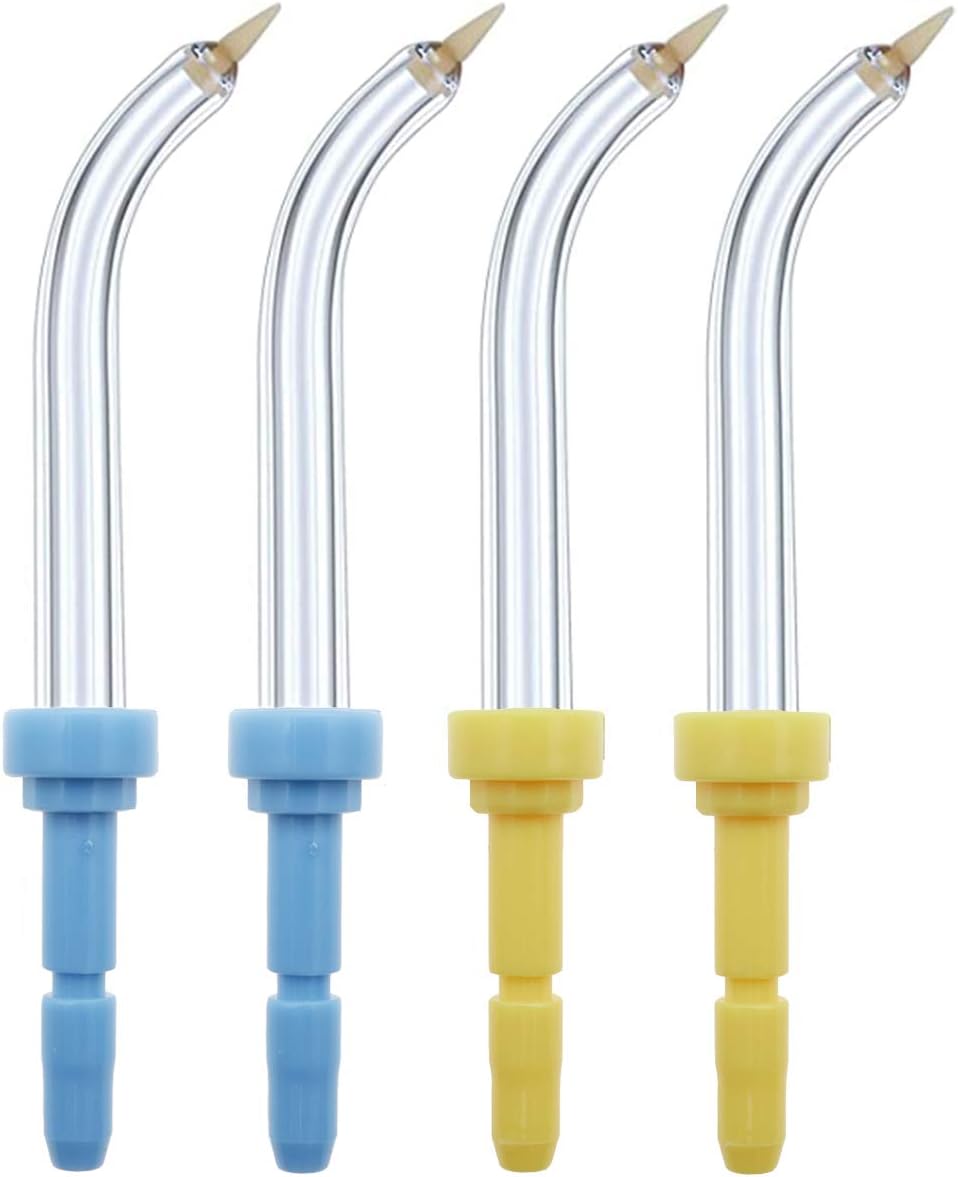 Replacement Periodontal/Pocket Tips Compatible with Waterpik Water Flossers and Other Brand Oral Irrigators (4-pack)