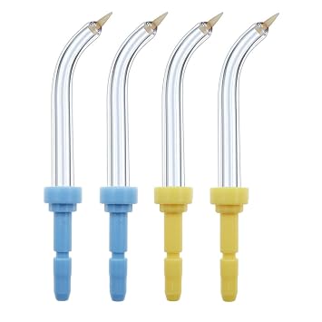 Replacement Periodontal/Pocket Tips Compatible with Waterpik Water Flossers and Other Brand Oral Irrigators 4-Pack