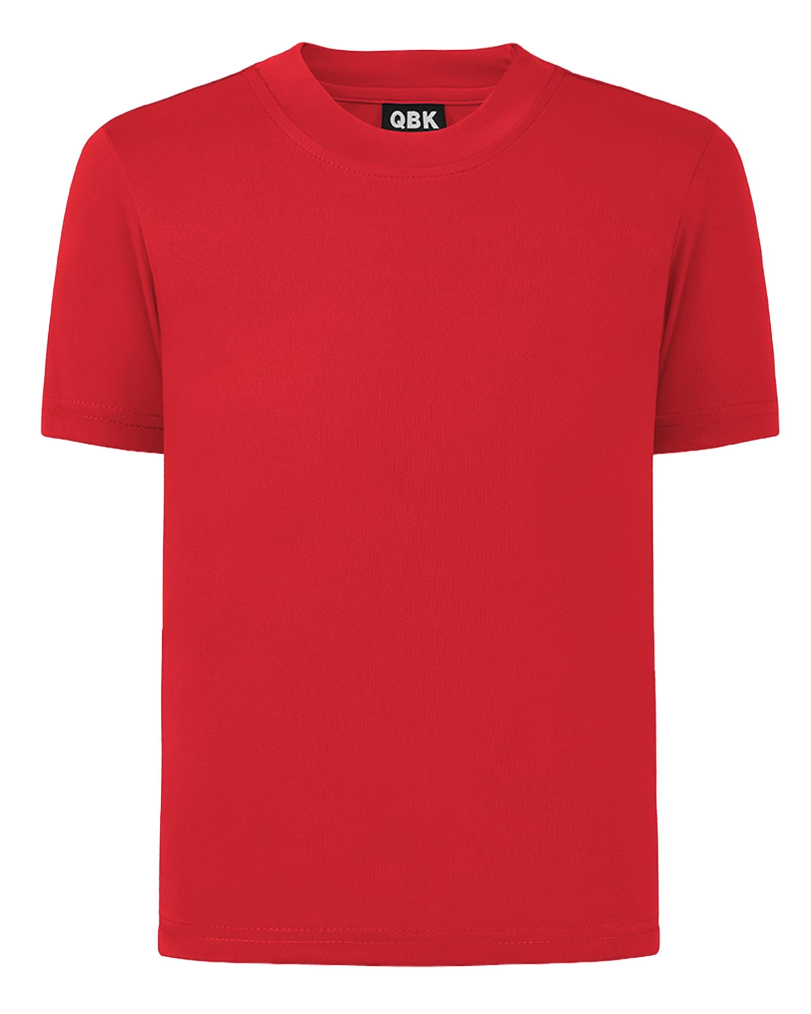 QBK 2T to Youth Neon Shirt Kids UPF 50+ Dry Fit Athletic Short Sleeve Tee | Boys and Girls Lightweight quick-dry UPF 50+ Rash Guard T Shirts for sports, swimming, school, outdoor play, customization.