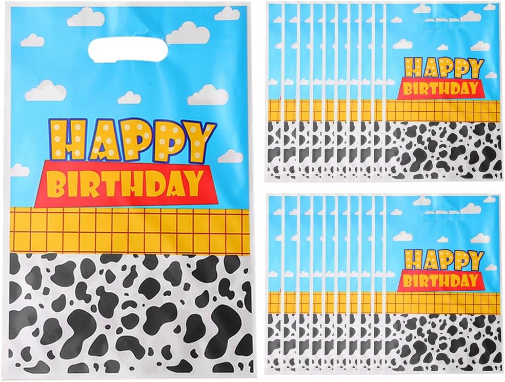 Anmifa 30PCS Cow Print Party Favors Bags, Cute Cow Goodie Gift Treat Candy Bags for Birthday Cowboy Cowgirl Farm Animal Themed Party - Image 3