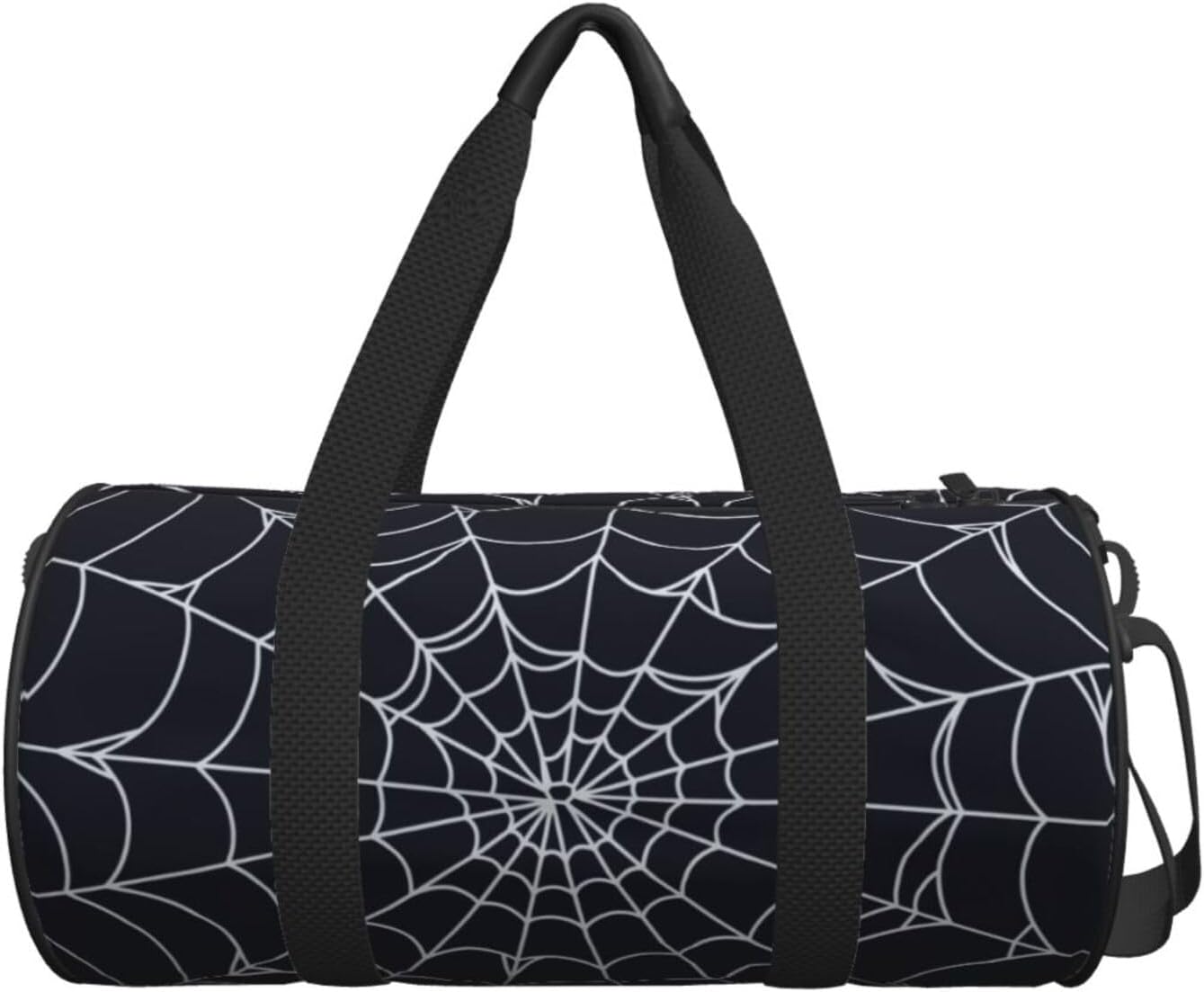 Spiral Spider Web Sports Gym Bag Halloween Travel Duffel Bag Shoes Compartment For Men Women Foldable Lightweight Yoga Gym Sports Bag