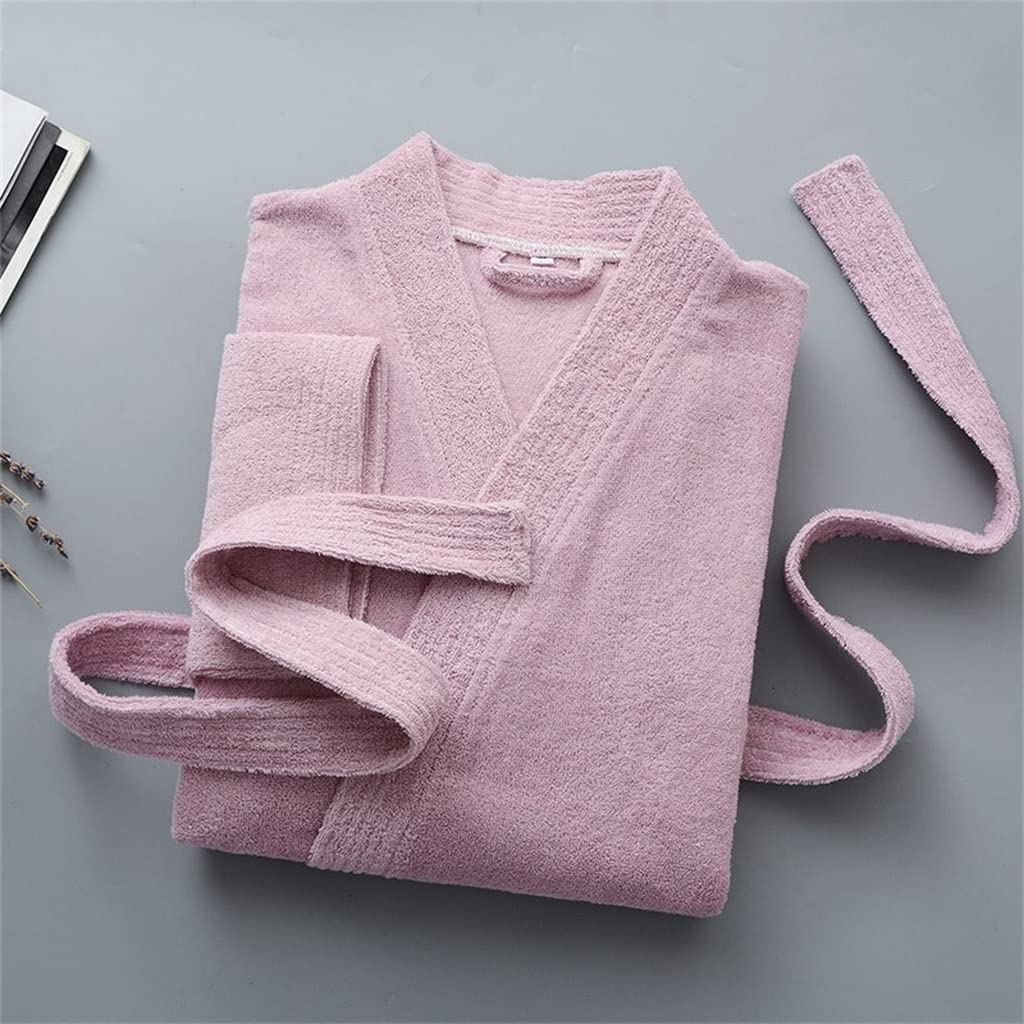 Robe de chambre chaud en coton épais pour homme qui cherche une sensation de spa à la maison