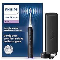 Philips Sonicare 6100, spazzolino elettrico sonico con 2 modalità di spazzolamento
