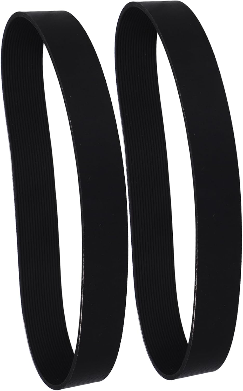 2pcs Rubber Belt for Aluminum Cutting Machine, Black