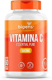 Vitamina C Essential Pure 500mg,60 Cápsulas, Bigens (Unidade)