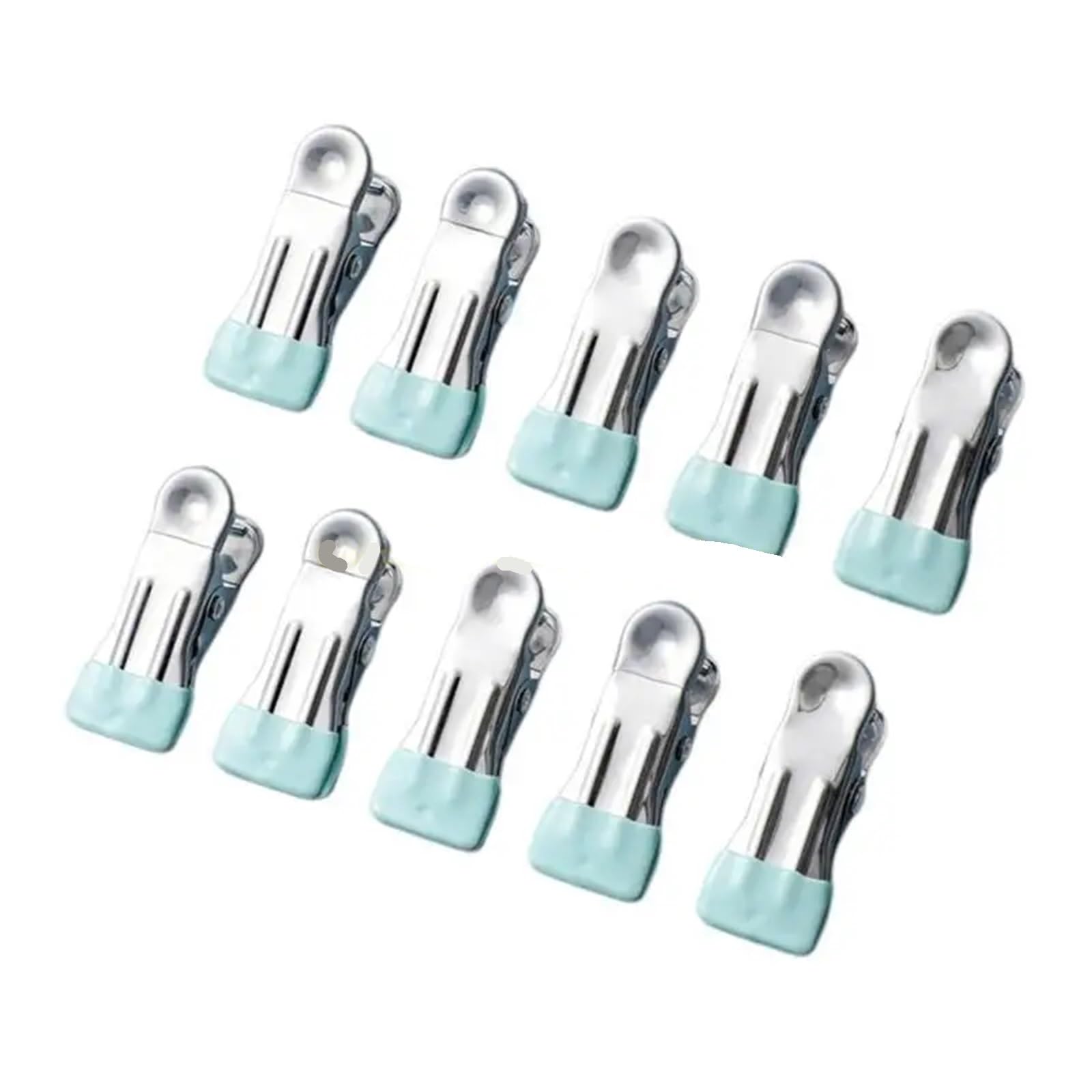 50pcs Beach Towel Clips Stainless Steel Clothes Fasteners Holders Sandproof Camping Clothespins For Outdoor Use(Green)