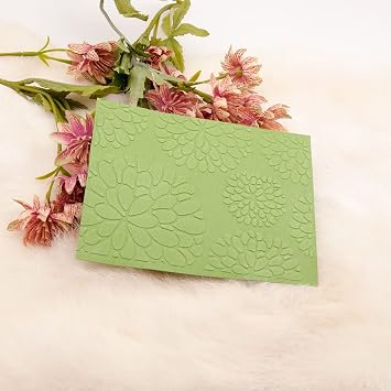 Floral Background Plastic Embossing Folder for Scrapbook DIY Album Card Tool Plastic Template Folders