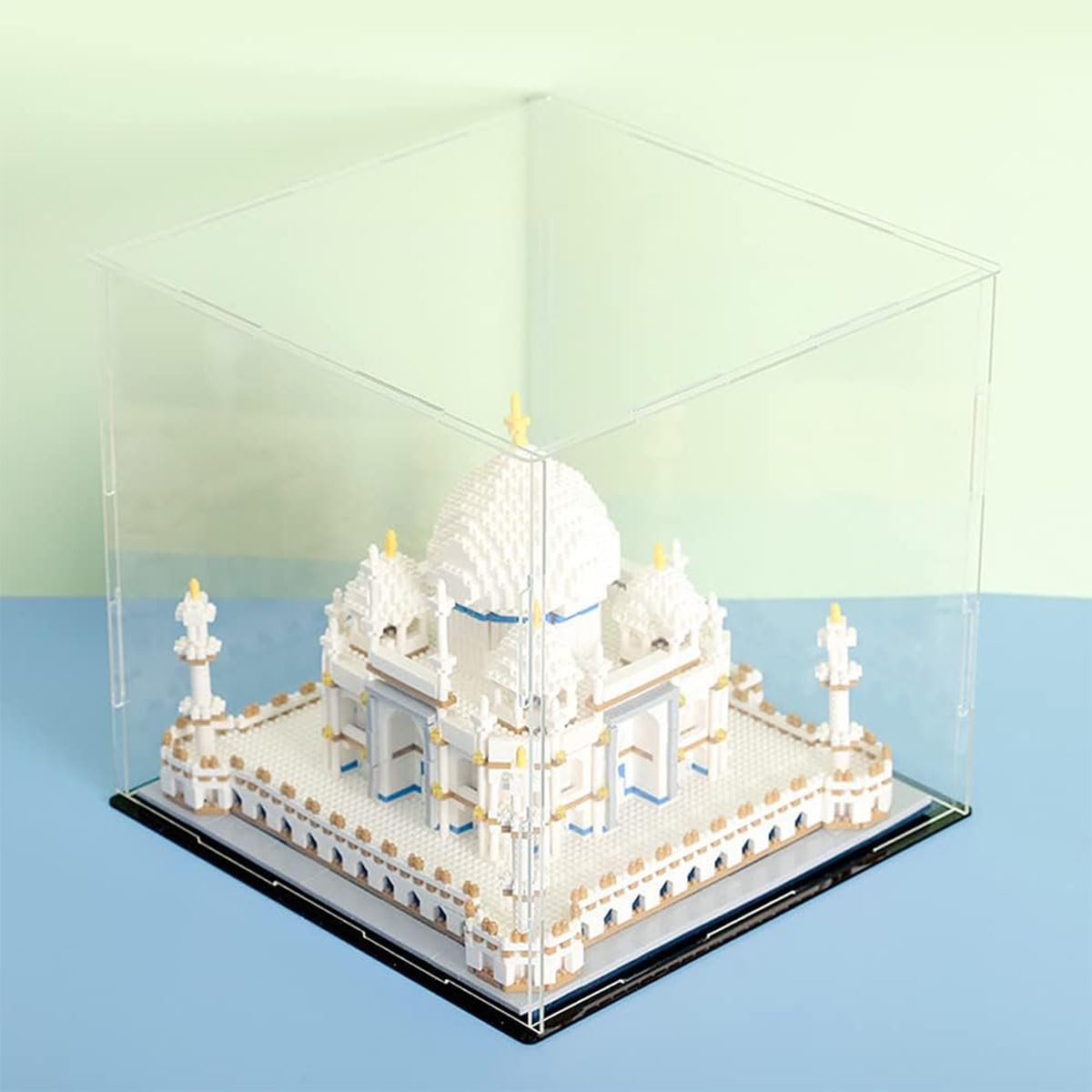 Vetrina in acrilico a 360° per oggetti da collezione, vetrina antipolvere per personaggi di atto, miniature e cimeli - Dimensioni perfette 30 cm x 50 cm x 25 cm