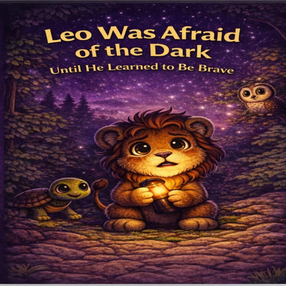 Leo Was Afraid of the Dark: A Calming Bedtime Story for Kids to Overcome Fear and Sleep Peacefully