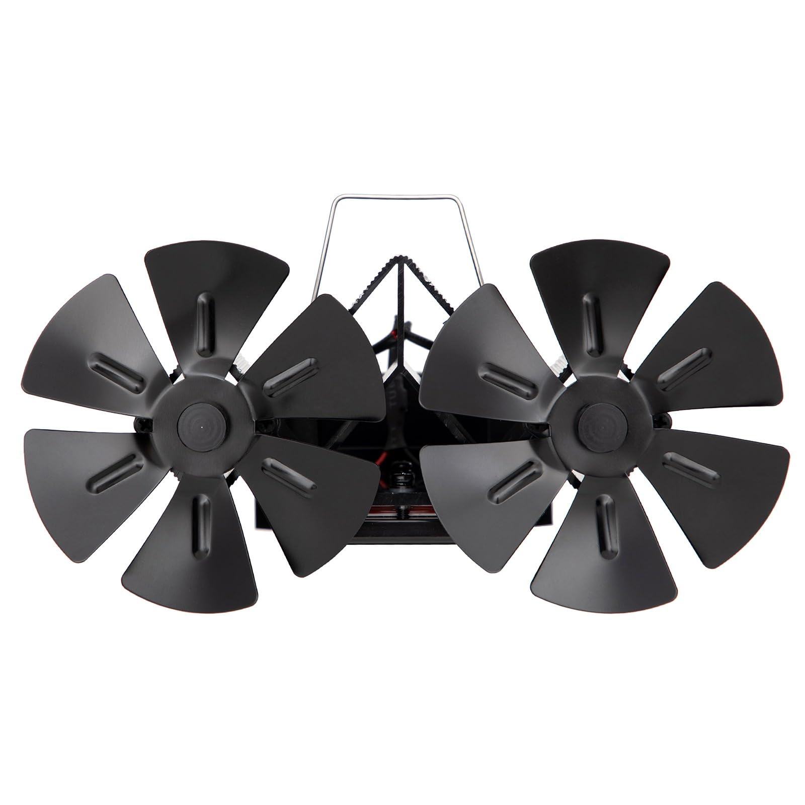 Ventilateur mural de cheminée 12 pales double tête pour tuyau 12-15cm
