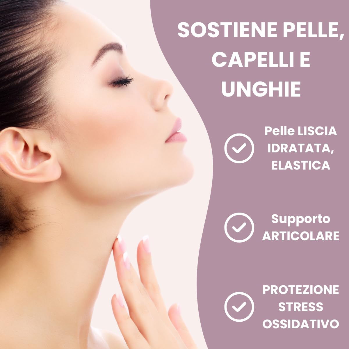 FITOERA Collagene Marino in Polvere 500g – Con Acido Ialuronico, Biotina, Vitamina C, E, Zinco e Resveratrolo – Per Pelle, Capelli e Unghie – Alta Solubilità – Made in Italy