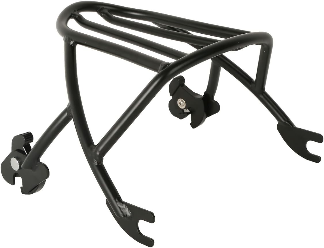 TCMT Black Solo Detachable Luggage Rack Fits For Harley Sportster 1200 Iron 883 2004-2022