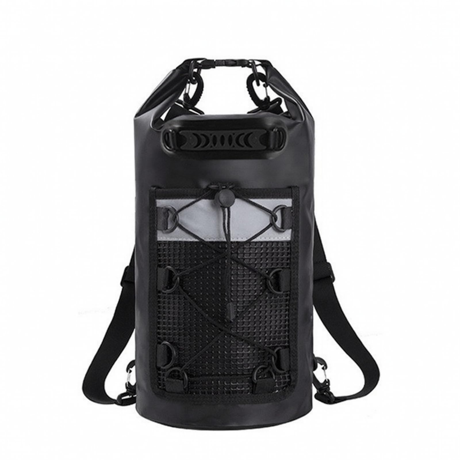 Harilla Sac à Dos avec Fermeture Enrlable, Noir, 20L
