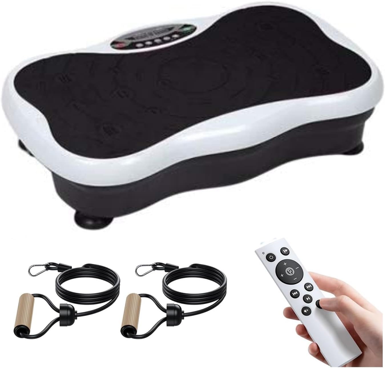 Max Strength - Vibration Plate with Belt Heavey Duty Motion Vibration Platform | Whole Body Viberation Machine for Home, Weight Loss