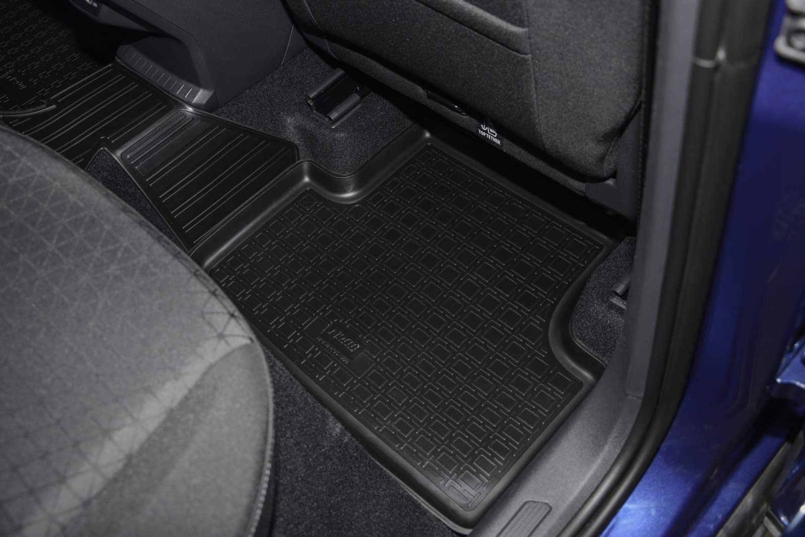 J&J AUTOMOTIVE | NORM 3D Tappeti Tappetini Auto In TPE Gomma Su Misura Per T-Cross dal 2018, Kit di 4 Pezzi, Inodore, Nero, Antiscivolo