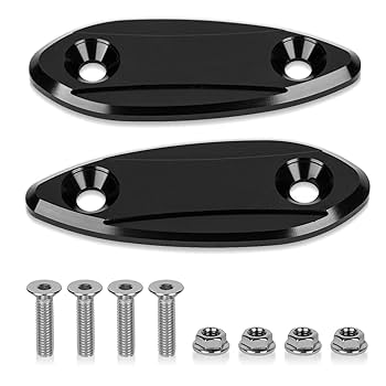 モロコランプ Amazon.com: PSLER Mirror Block Off Base Plates fit for R1 R6