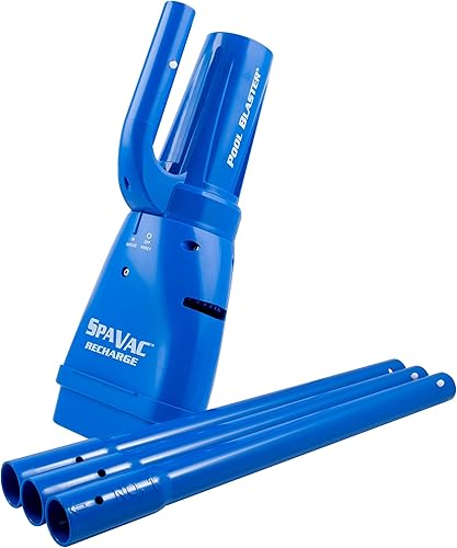POOL BLASTER Aqua Broom Recharge - Aspiradora inalámbrica de mano para piscinas pequeñas, jacuzzi, spas y limpieza de manchas en piscinas sobre el