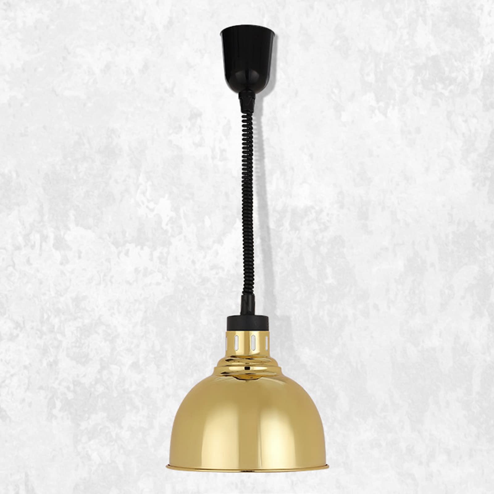 MITLOW Commercial Food Warmer, Adjustable Hanging Food Heat Lamps, with  Bulb 250W, Stainless Steel Lampshade, for Restaurant Food Service Food  Warming