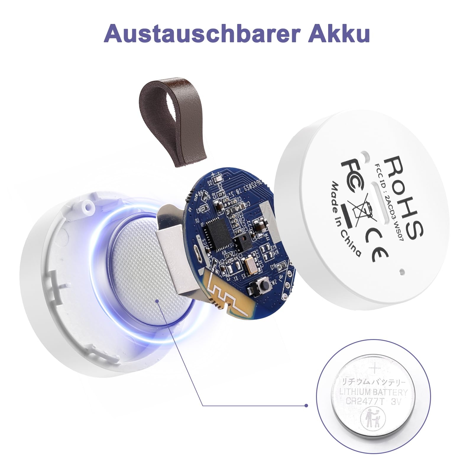 Termometr Bluetooth Higrometr, miernik temperatury i wilgotności powietrza z aplikacją i przechowywaniem danych, cyfrowy czujnik temperatury i wilgotności do biura, szklarni, piwnicy na wino, 2
