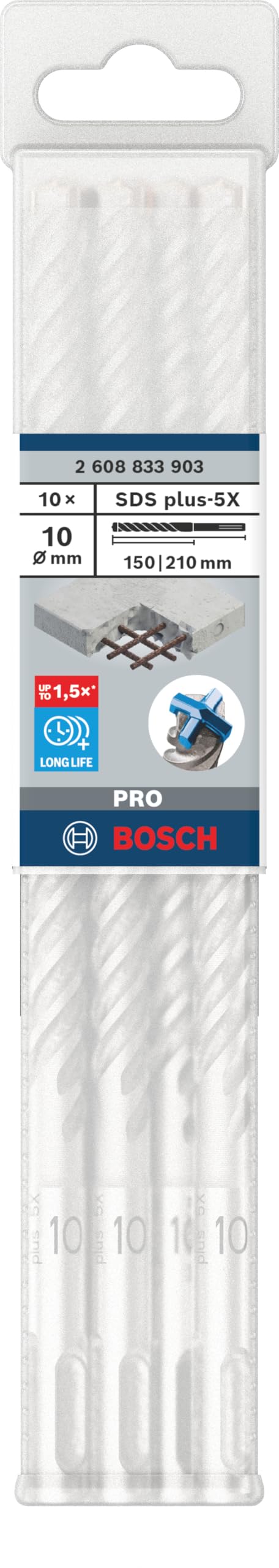 SDS plus-5 X: 10 x 150 x 210: 10UDS (1)