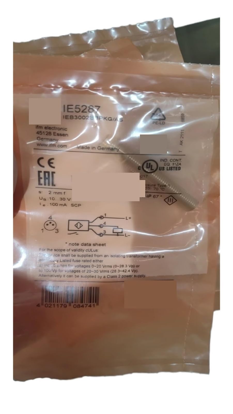 BFSYDLUJ Pressure Sensor IE5292