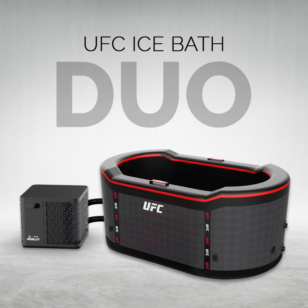 N NETSPA Chiller Pack 3-40°C 3kw Ice Bath UFC (SP-UFC301-CK3) - ICEBATH UFC Dropstitch zimna kąpiel z silnikiem: Innowacja w służbie regeneracji - 170 x 67 x 92 cm - 1 osoba - 320 L