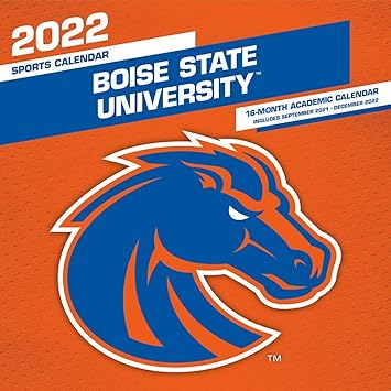Bsu 2022 Calendar Amazon.com : Turner Licensing, Boise State Broncos 2022 Wall Calendar :  Office Products