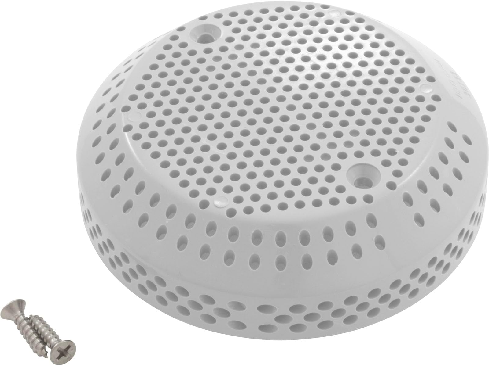 Suction Cover, BWG, 3-3/4", 100gpm, White, Bath Only