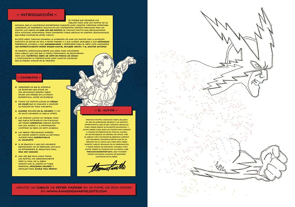 Marvel Spiderman: Unir los 1000 puntos