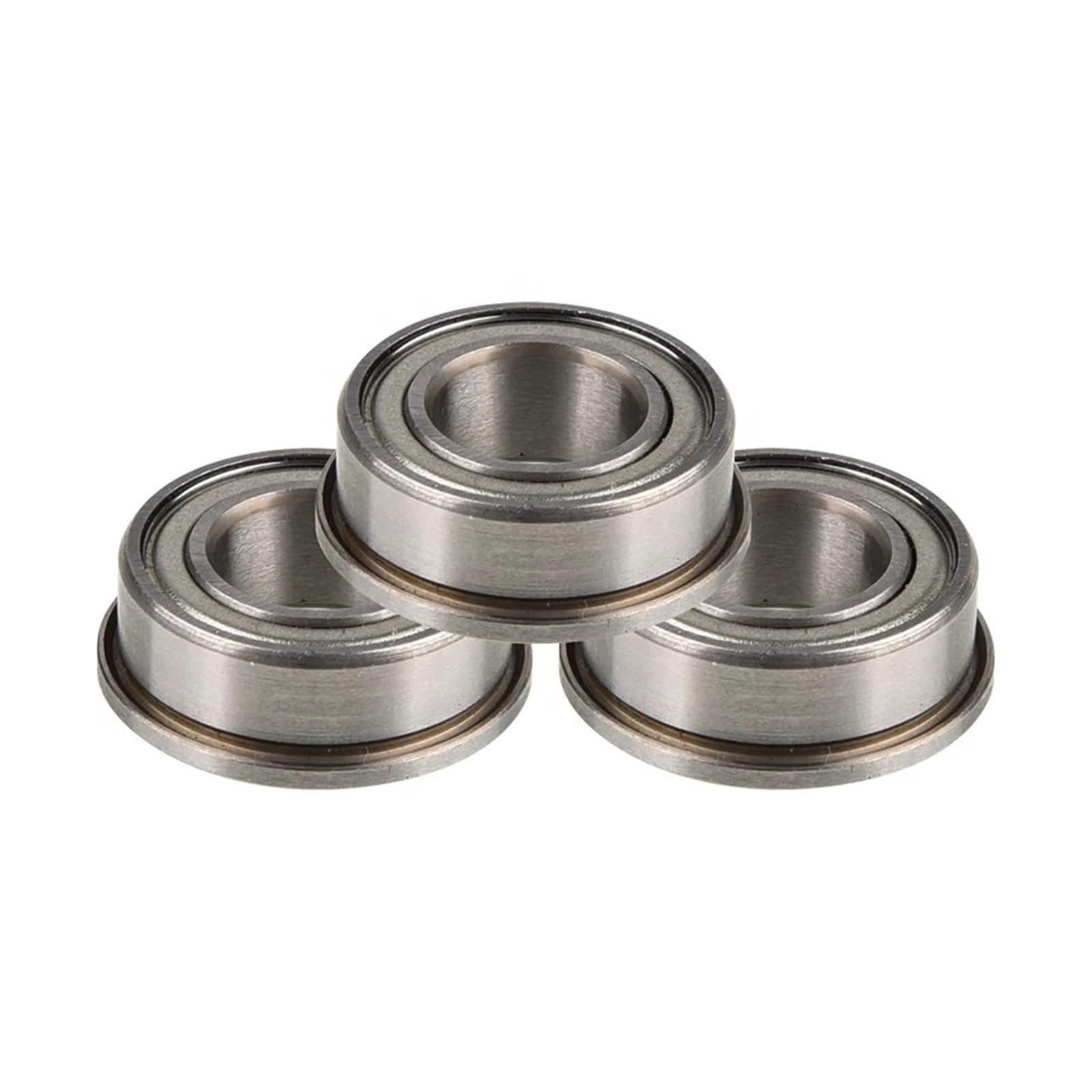 TCTKPAMANZ 5pcs Flange with Flange Cup Bearing F683 F684 F685 F686 F687 F688 F689 F693 F694 F695 F696 F697 F698 F699 ZZ 2Z(F686ZZ 6x13x5)