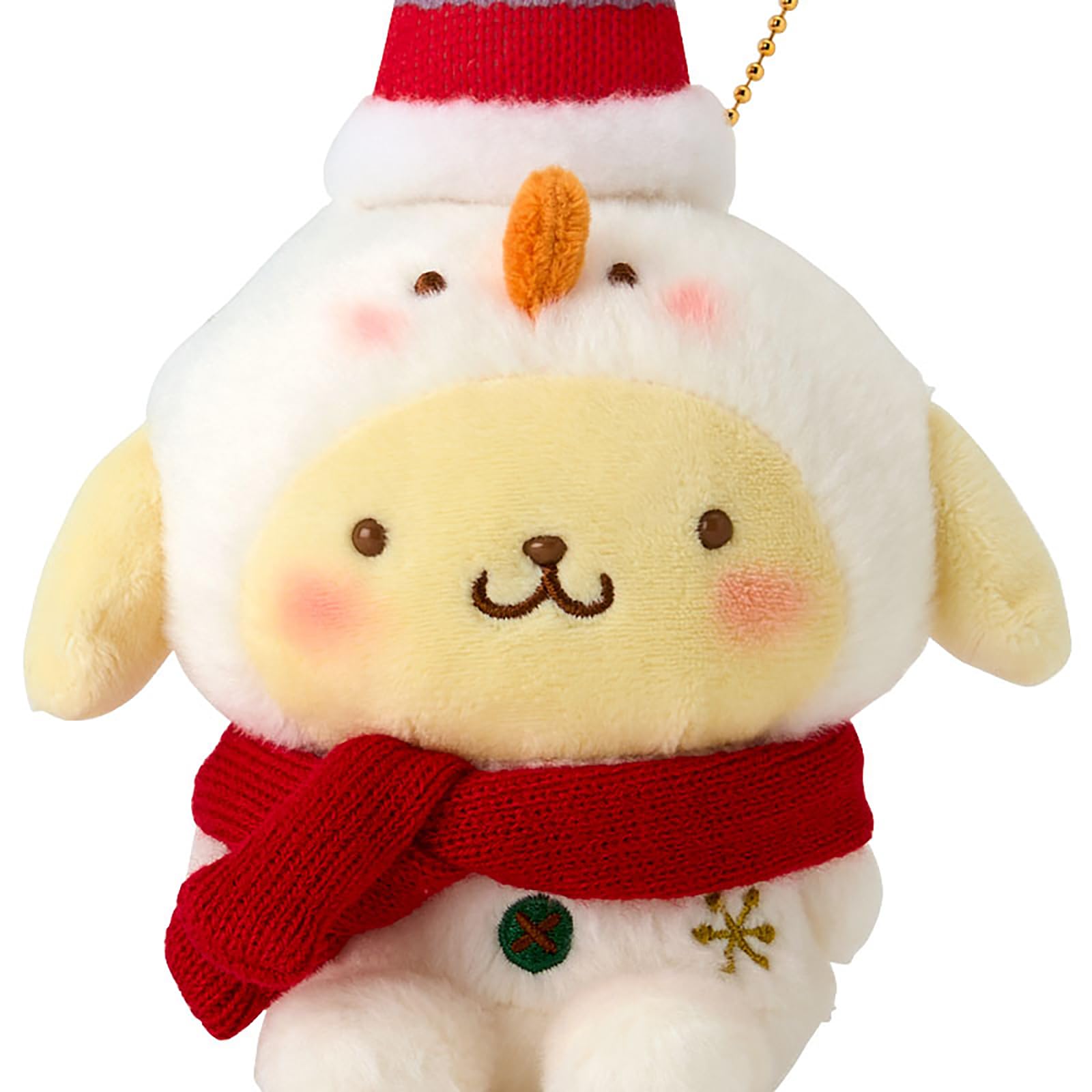ポムポムプリン カフェ 限定 サンタ クリスマス ストラップ タグ付 