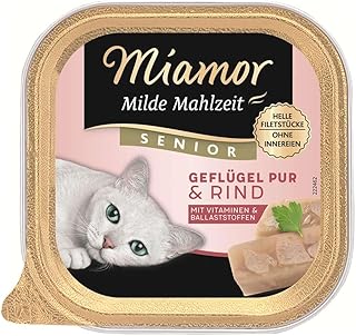 Miamor mild meal Senior – Chicken & Beef (16 Packs of 100 g) product image
