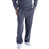 Mens Active Fleece Athletic Sweatpant Basic Running Drawstring Workout Sweat Pants