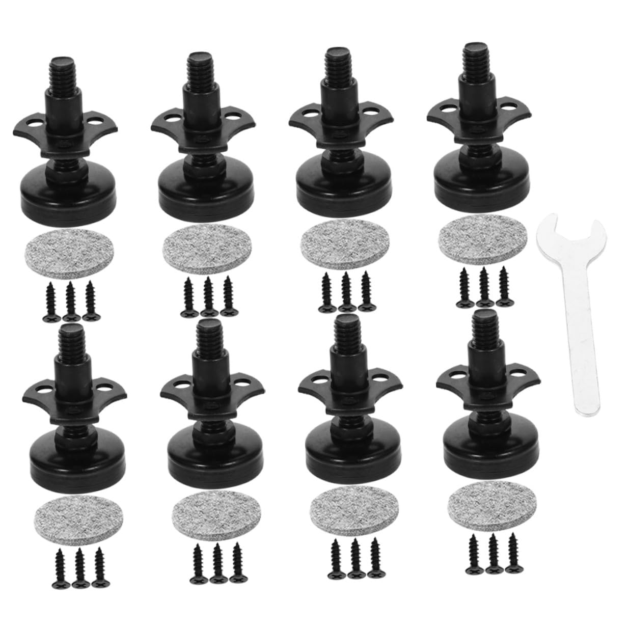 Kit de meubles de nivellement robustes et pieds ajustables pour table et chaise