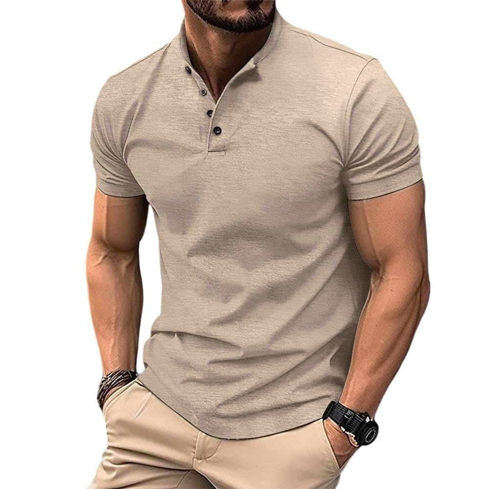 Jueshanzj Camisa polo masculina slim fit abotoada gola Henley casual esportiva em promoção! Veja a oferta e mais achadinhos de Camisetas 2 Hoje é o melhor dia para comprar Jueshanzj Camisa polo masculina slim fit abotoada gola Henley casual esportiva com aquele preço maroto! Promoção! Aproveite a oferta! 2