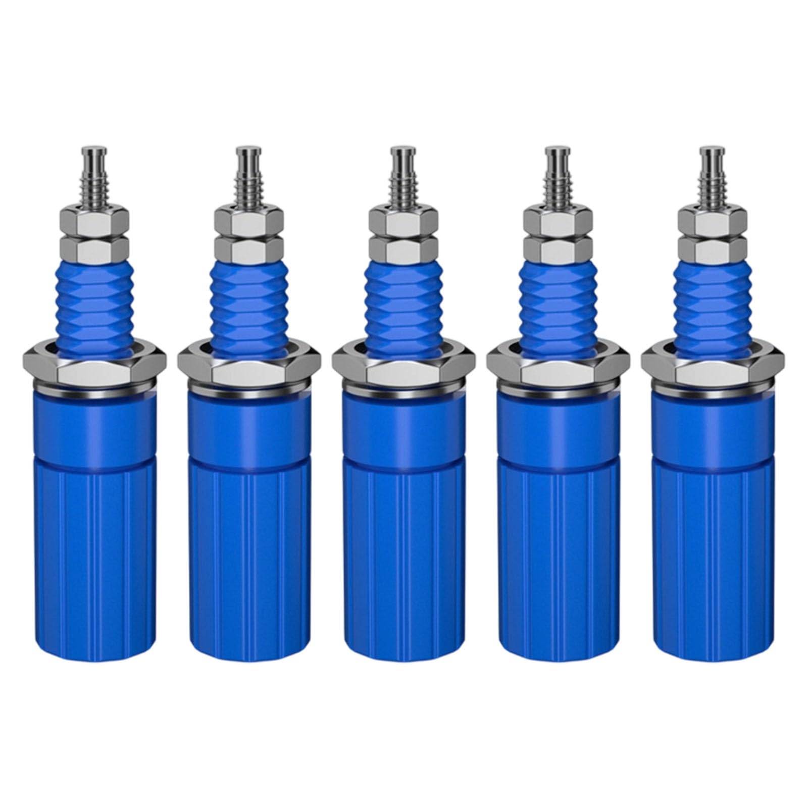 Buxuaaaa 4mm Banana Plugs Jacks Binding Post Terminals with Quick Install Design Easy to Use for Sound Equipment & Instrumentation Professional Sound Connectors