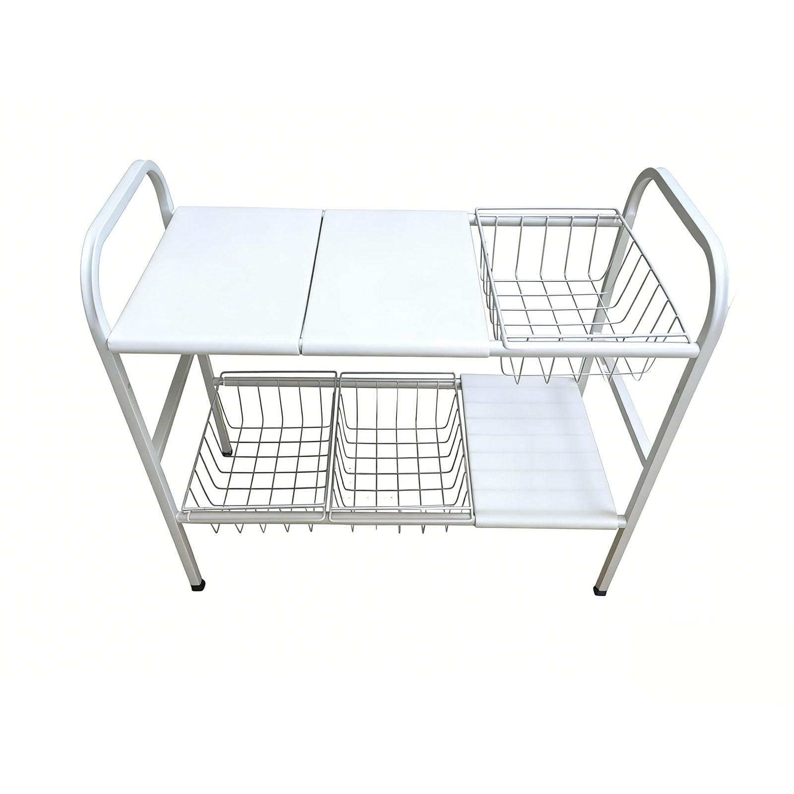 Kaeltsyn Space Saving Expandable Kitchen Shelf with 2 Layers for Efficient Storage of Cookware Kitchen Countertop Planner